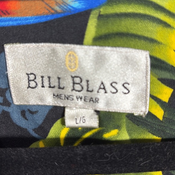 Bill Blass Hawaiian parrot shirt - Picture 3 of 8